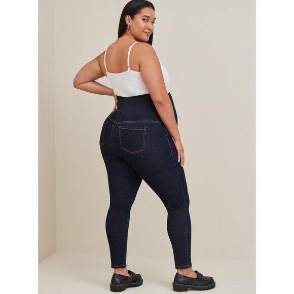 EUC Torrid 16R Maternity Jegging Skinny Super Soft High-Rise Jean - Picture 2 of 3
